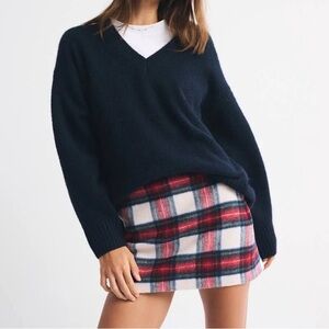 Abercrombie & Fitch Scarlett Wool Blend mini skirt